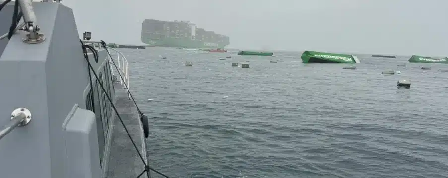 Ever Lunar container loss at Callao Port